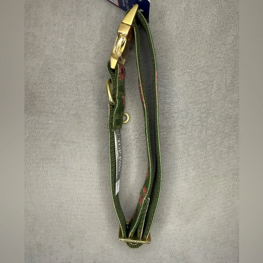 Dog Collar, Floral Design, Size Medium — Top Paw